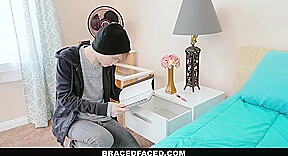 BraceFaced - Young Virgin Fucks Nerdy Guy