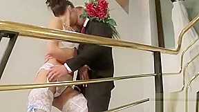 Bride Jessica Koks get fucked at Photoshooting