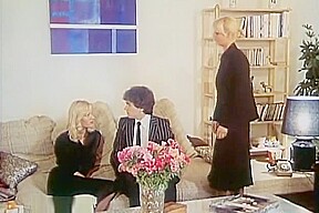 Brigitte Lahaie and Elisabeth Bur threesome