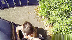 Brit spex amateur cocksucking cop outdoors