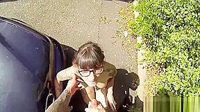 Brit spex amateur cocksucking cop outdoors