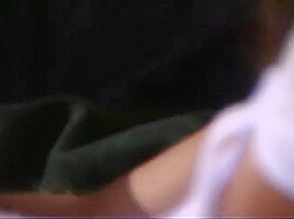 Brunette Star In Sexy White Lingerie Rides Prick - Huge Boobs