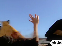 Busty Badass Babes Loves Sandboarding And Other Activit