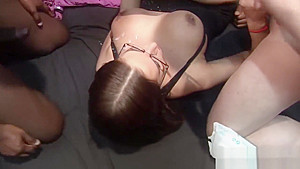 Busty Girl Banged By Black Guys