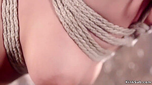 Busty Slave Fingered In Suspension With Dahlia Sky