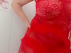 Busty Step mommy Cums From A Vibrator