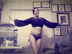 Camgirl Charlamagn Dances Seductively To Walking On Air