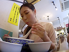 Can You Catch A Solo Ramen Lady By Picking Her Up In A Restaurant? Sara (23) Is A Office Worker