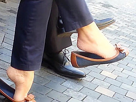 Candid dangle flats shoeplay - SEXY
