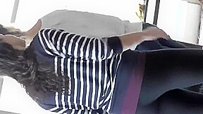 Candid teen 18+ cheerleaders dancing in leggings