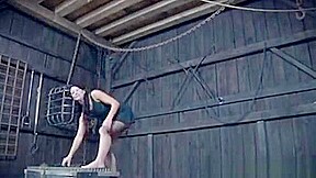 Captured Slave Analy Punished With Machine