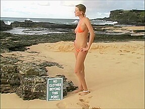 Carli on the beach