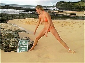 Carli on the beach