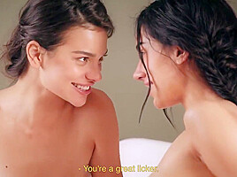 Charlie Deen And Kama Oxi - Double Blowjob Chick Gets Guy Into Group Sex