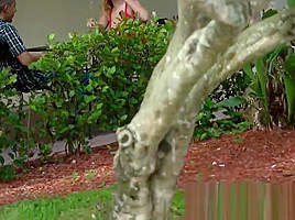 Cheating GF Willow turned into obedient barking slut
