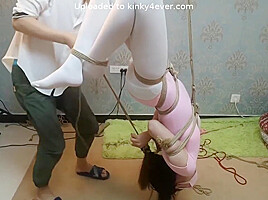 Chinese Bondage Suspended In Ropes