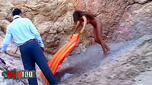 Chloe Delaure In Vayana Gets Fucked And Ass Fucked On The Beach