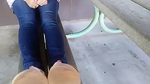 Chloe's pretty little mixed white Latina Feet