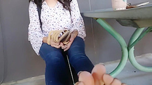 Chloe's pretty little mixed white Latina Feet