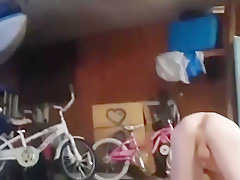Chris & Chris' Rainy Afternoon Hair-Buzzing Step dad/Step son Watersports Garage Sex