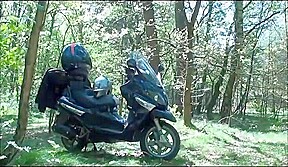 Chub Step daddy wank in wald