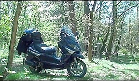 Chub Step daddy wank in wald
