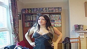Chubby amateur has sex with 4 men at once