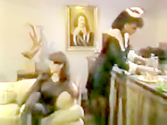 Classic Angel Kelly- eating the maid's pussy