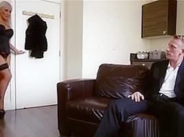Classy Euro Squeezes Cum