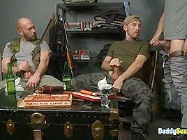 Cock Party In The Bunker - Mike Tanner, Justin Beal & Franco Scott