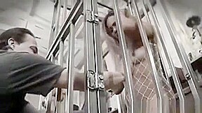 Cock Whore Lana Violet Caged And Throated