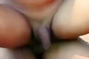 Cock penetrates tranny outdoors