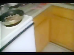 Cooking in Satin Panties