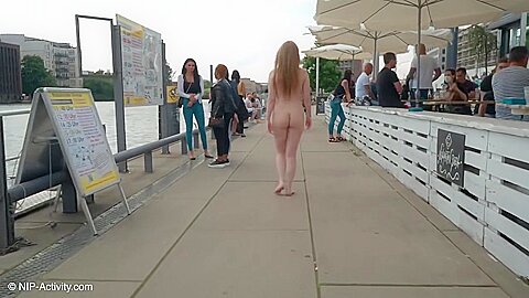 Cora - Walking Nude In Public