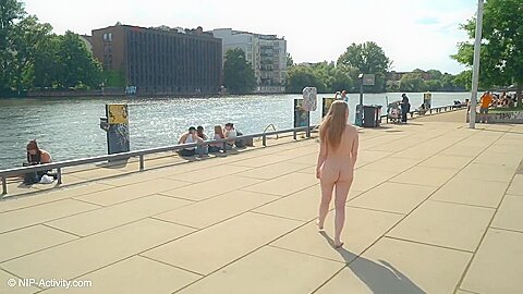 Cora - Walking Nude In Public