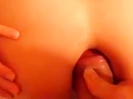 Couple fucking closeup anal doggy and pussy