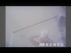 Cousin caught in shower