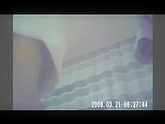 Cousin caught in shower