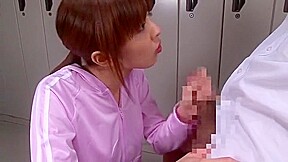 Crazy Japanese model An Mashiro in Exotic Changing Room, Red Head JAV movie