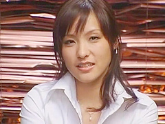 Crazy Japanese whore Nao Ayukawa in Fabulous Blowjob, Stockings JAV scene
