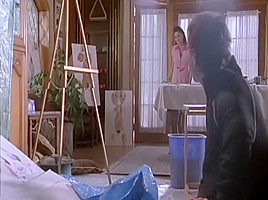 Crazy Rimming, Brunette xxx scene