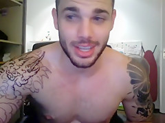 Crazy male in fabulous handjob, amateur homosexual xxx clip