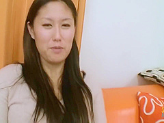 Creampie For A Hairy Pussy Asian Chick During Her Very Engaging Casting Session