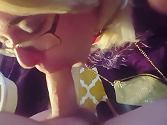 Crossdresser Slave Throated Humiliated Fucked and Pissed on