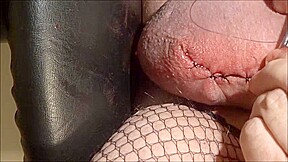 Crossdresser slave punished and bareback fucked