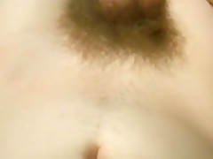 Cumming on my chest before going to