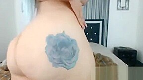Curvaceous inked MonaLott19 with twerking booty control BBW-sexY