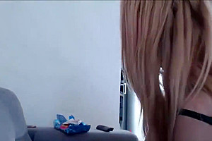 Cute Blond TS Anally Destroyed