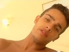 Cute Brazilian Boy Barebacked