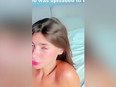 Cute Girl Gets A Huge Load